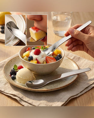 Långskaftad Dessertsked