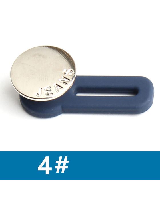 Fjäderbelastad Metallknapp För Midjeförlängning Till Jeans