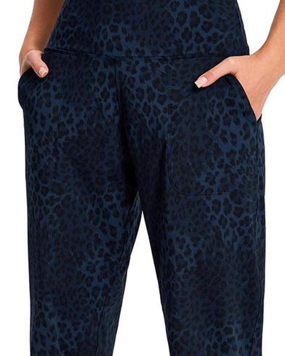 Byxor Hög Midja Ficka Enfärgad Lång