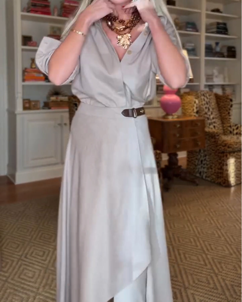 Kjol Elegant Asymmetrisk Elegant