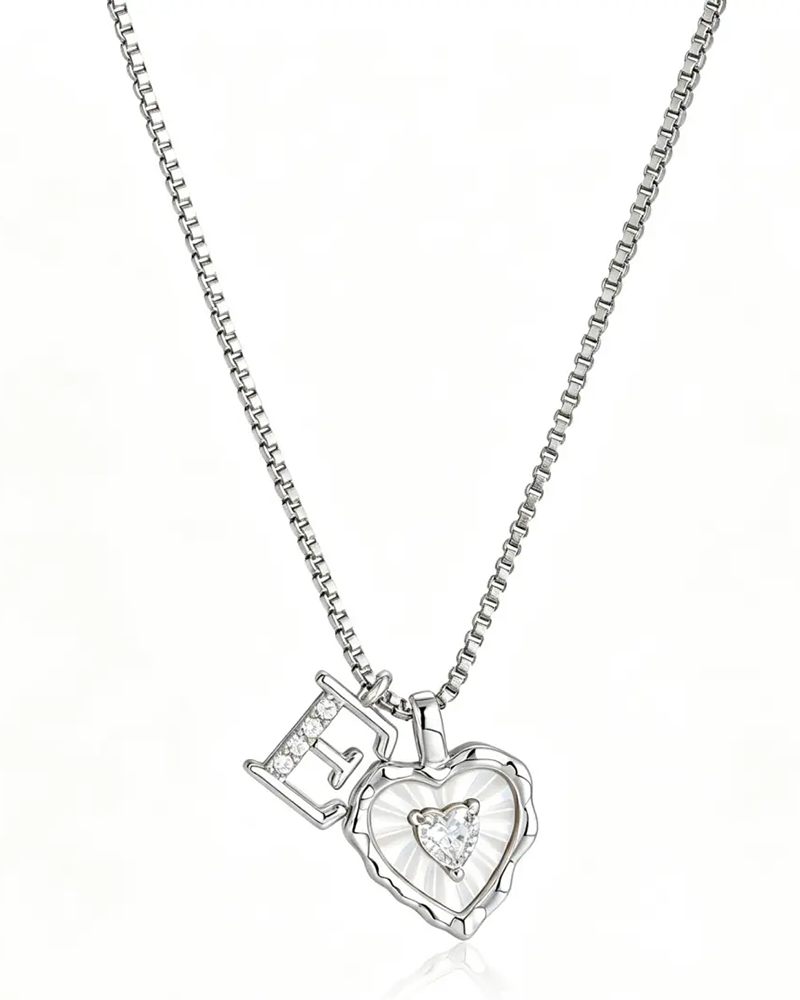 A–Z Mikropave Bokstavspendel Halsband
