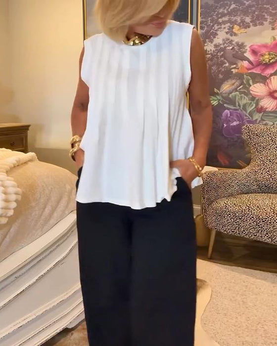 Mångsidig Kamisol med Eleganta Rynkor