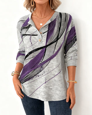 Luvtröja Henleykrage Tryckt