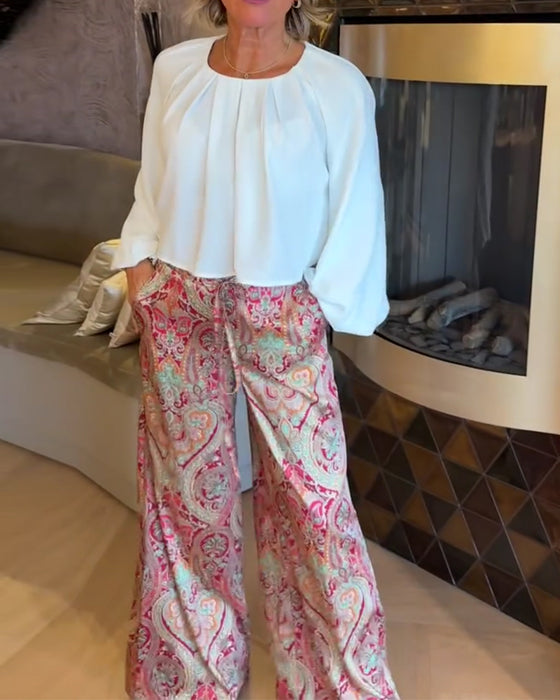 Blouse Fransk Puffärm Kort