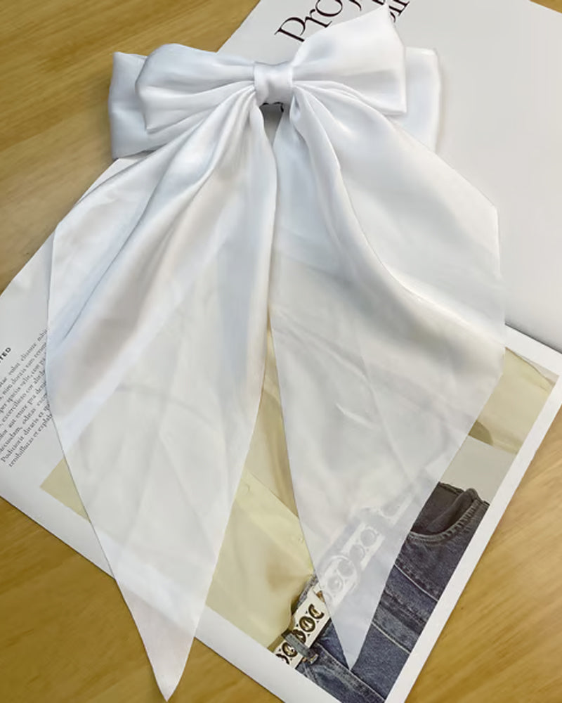 🔥 Stor Rosett Hårklämma För Kvinnor – Bröllop & Vardag Hästsvans Accessoar Med Lång Svans