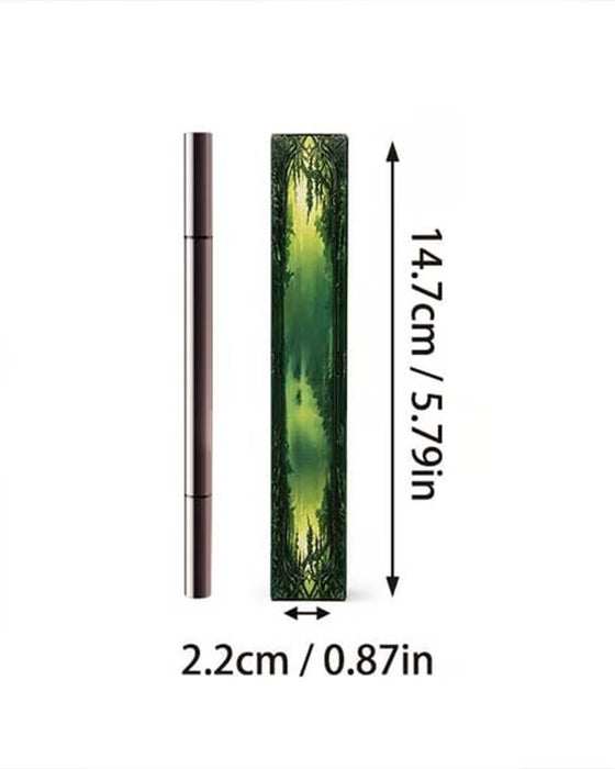 Dual-Tip Flytande Eyeliner – Skarpa Vingar, Noll Kladd, Hela Dagen 🖊️✨