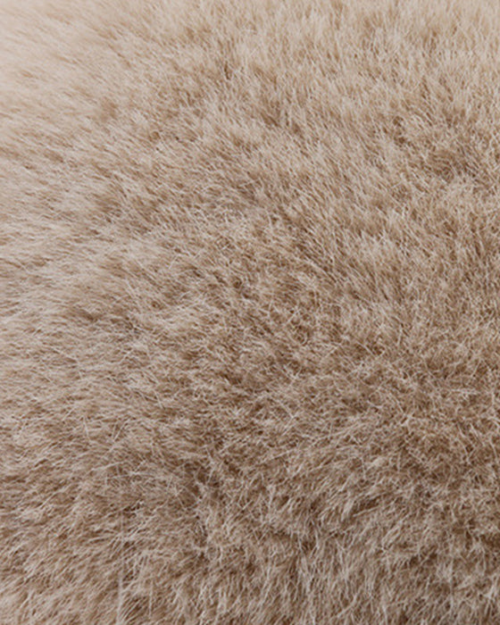 Mongolisk Stil Tjock Varm Plyschmössa För Kvinnor