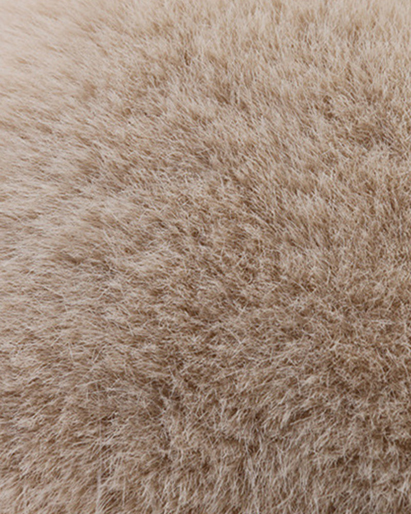 Mongolisk Stil Tjock Varm Plyschmössa För Kvinnor