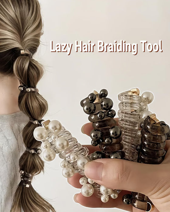 Ingen Skada Mjuk Elastisk Spiralförband För Hår