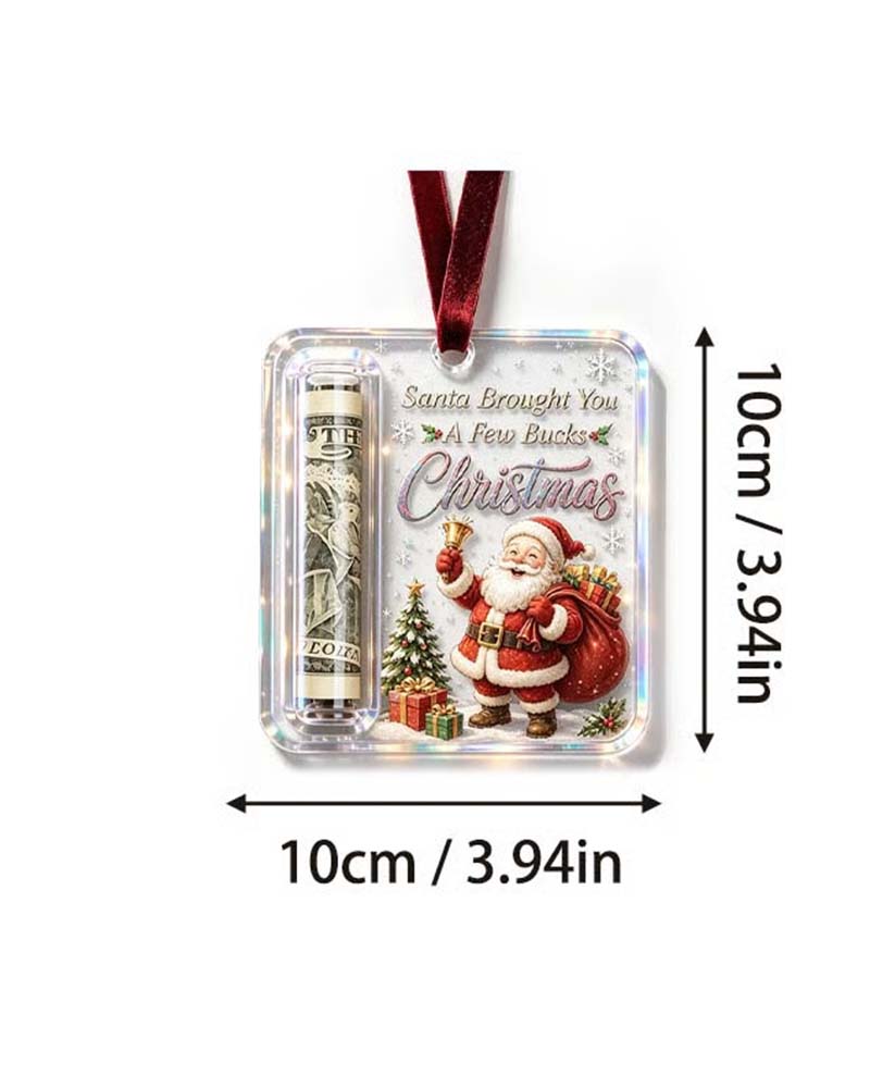 Jul Kontant Gåva Ornament