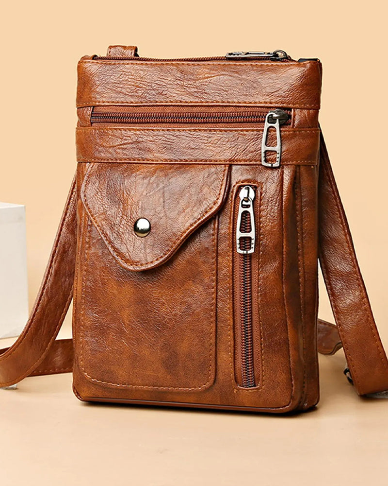 Dam Elegant Vintage Crossbody Axelväska