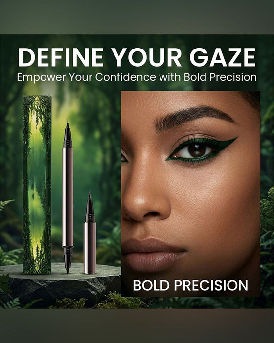 Dubbelspetsig Långvarig Flytande Eyeliner