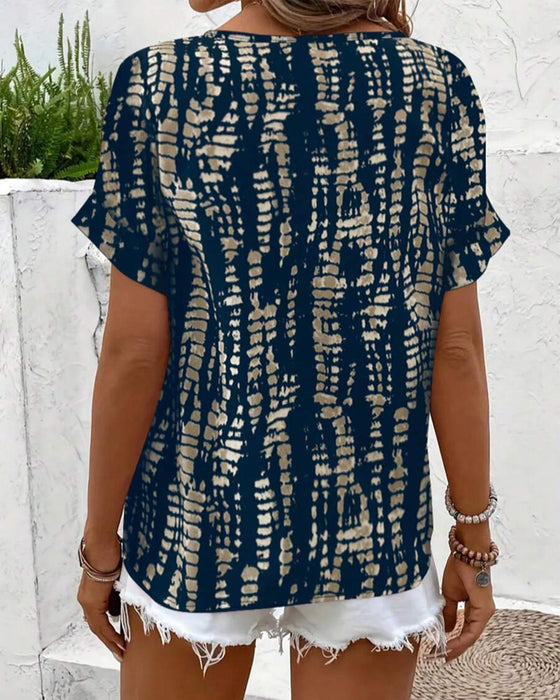 T-Shirt Retrotryck Kort Ärm
