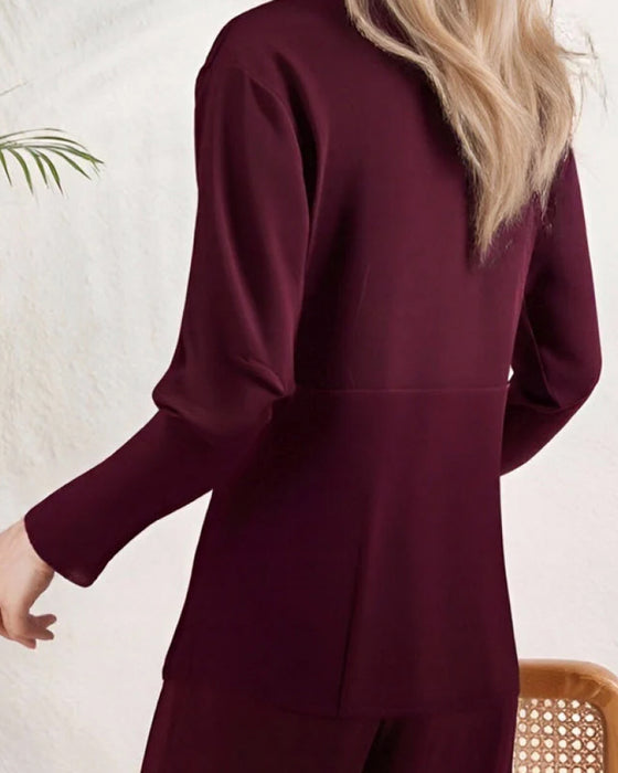 🍂Höstkampanj💕Damernas mysiga set i flera färger