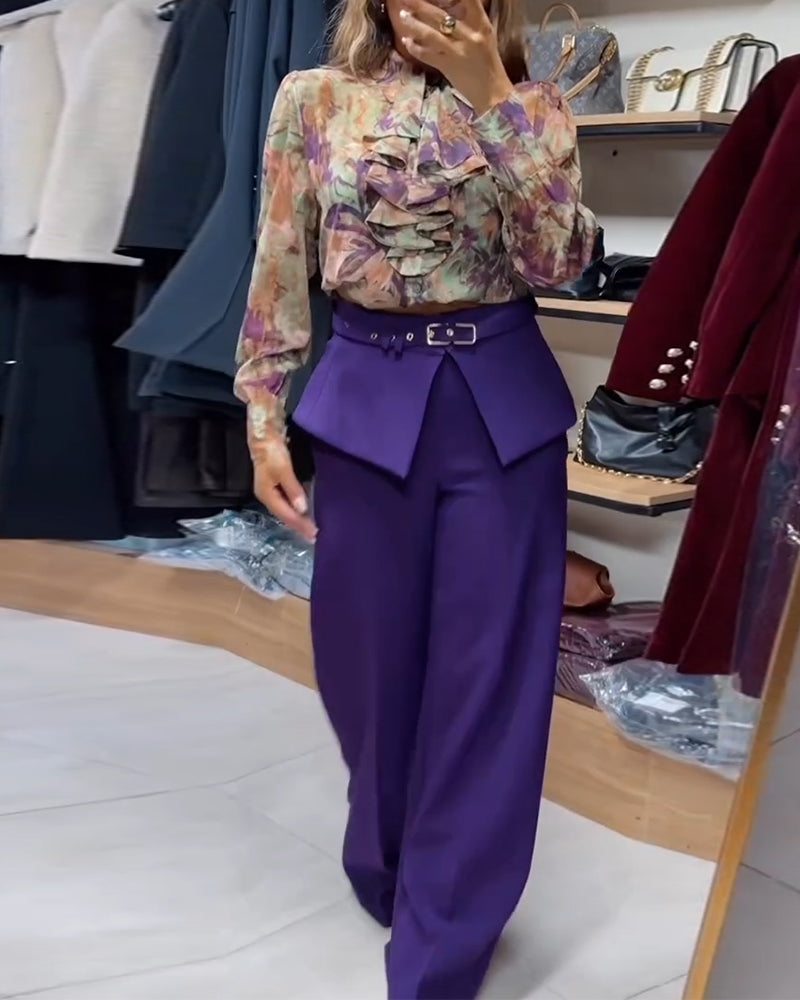 Byxor Stilfull Rakbyxor Kostym