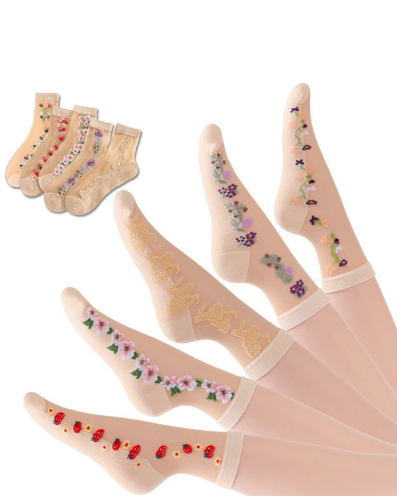 GlasSilke Kristallstrumpor