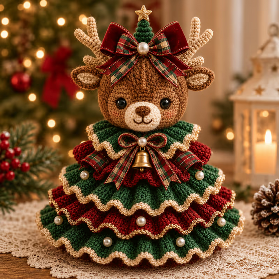🎄 Virka Djur Julträd DIY Kit