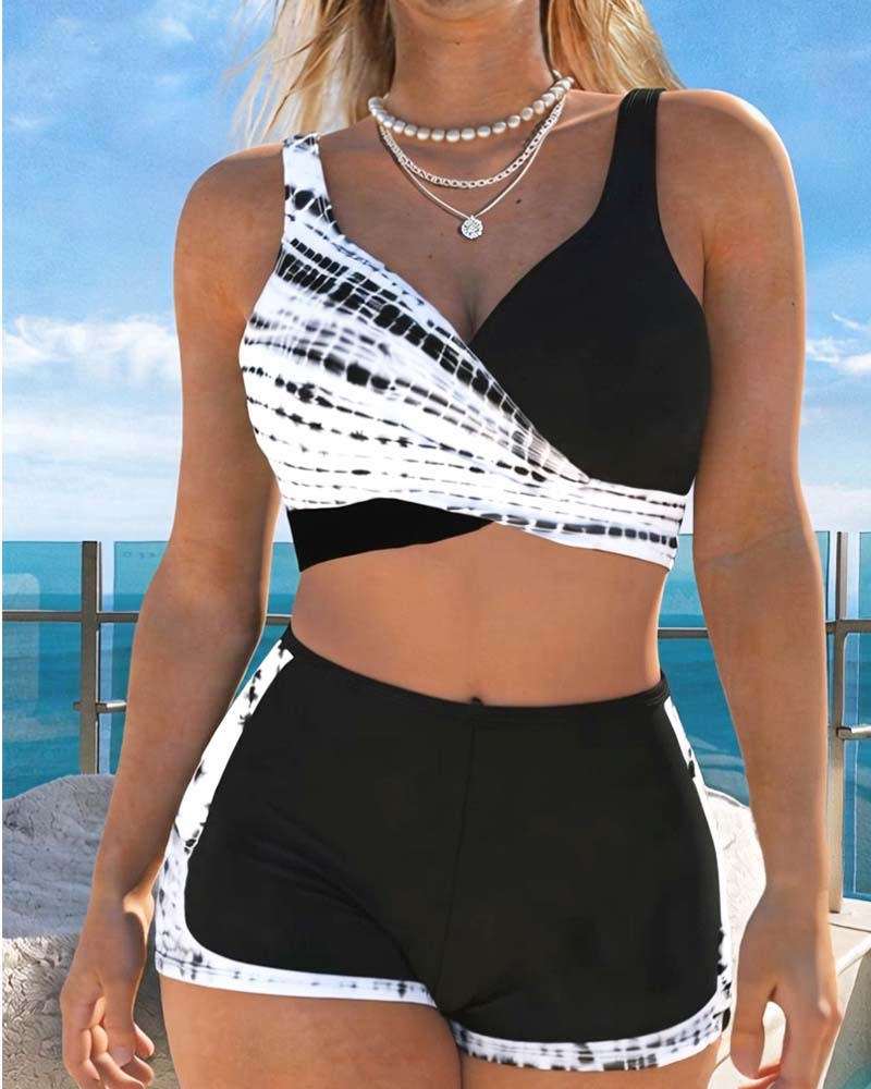 Bikini Kors Tryck Boxershorts