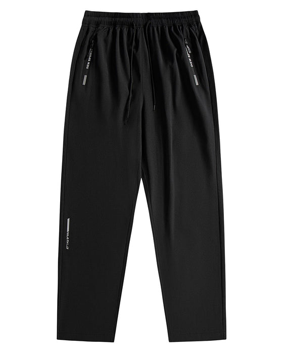 Byxor Elastic Dragsko Bokstav Tryck