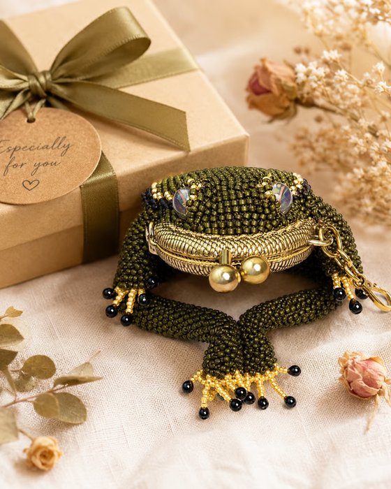 Charmig Frog myntväska