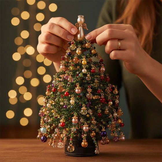 Hantverkskit DIY Pärlad Julgransdekoration