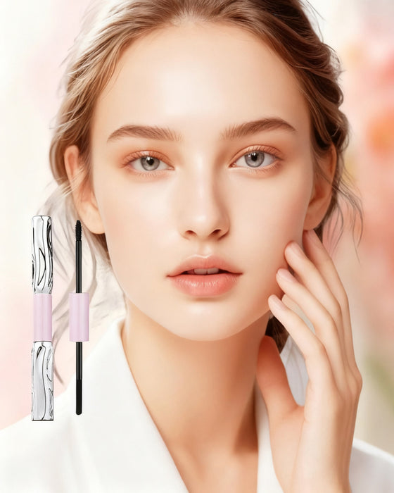 🔥 2-i-1 Långvarig Volymgivande och Böjande Mascara