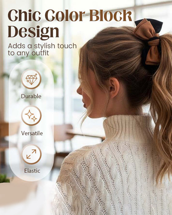 Hårsnodd Elegant Elastisk Rosett