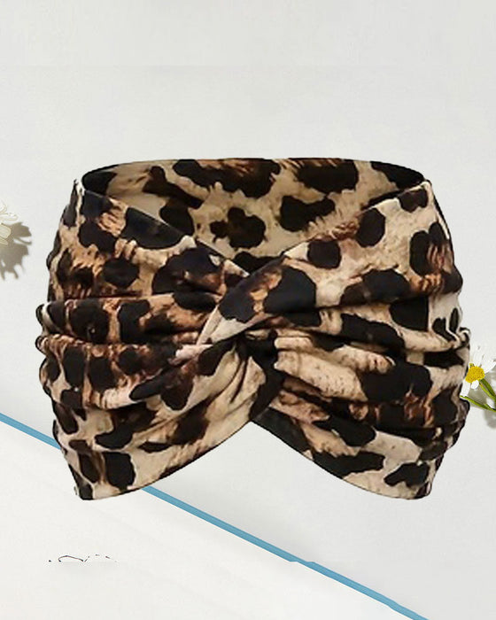 Hårband Vintage Stil Bred Slip-Dye