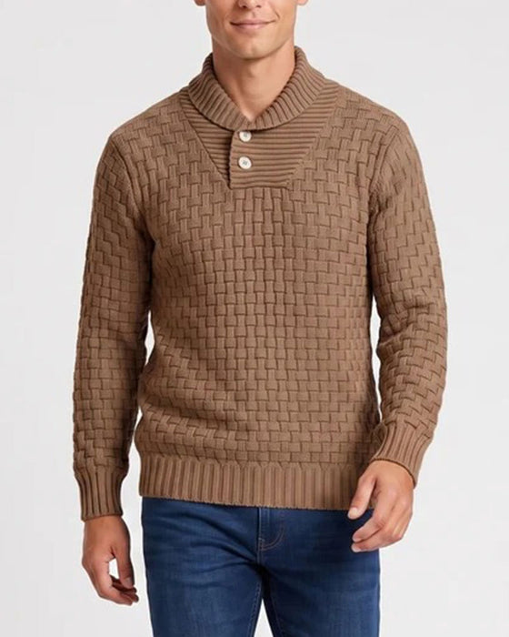 Pullover Herr Rutig Avslappnad
