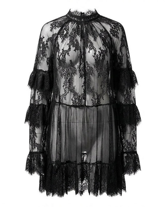 Klänning Elegant Uthålslag Spets