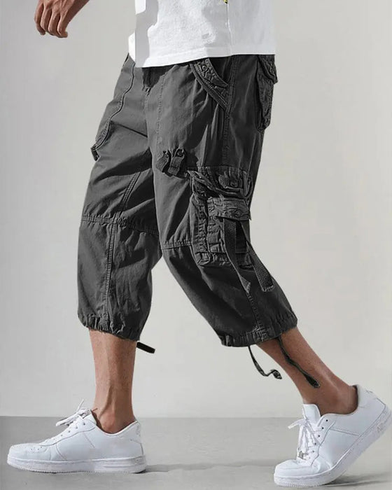 Byxor Fickor Många Casual Cargo