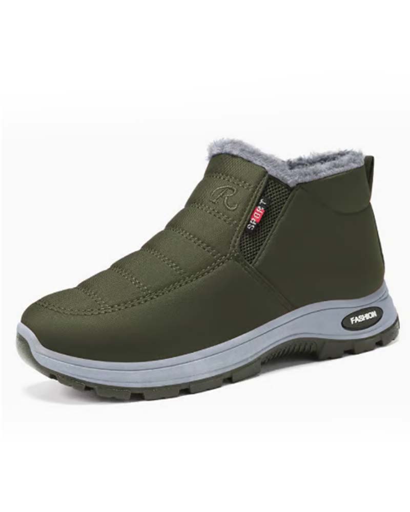 Vinter Tjockfodrade Snökängor, Slip-On Varma Casual Skor För Damer Och Herrar