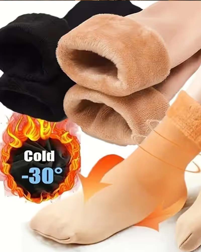 Fluffiga Vinterstrumpor