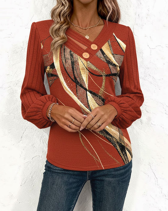 Topp Randig Tryckt Lyktärm