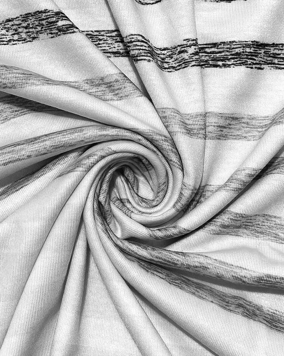 T-Shirt Rund Hals Kort Ärm Randig