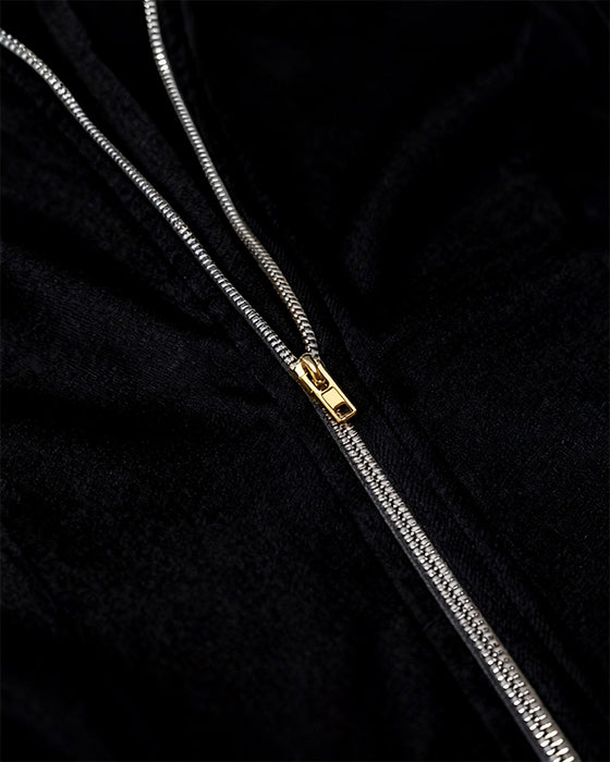 Klänning Med Dragkedjekrage Och Fransad Fåll