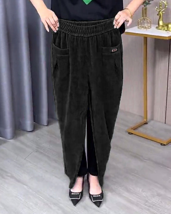 Enfärgade Stretchiga Skinnybyxor