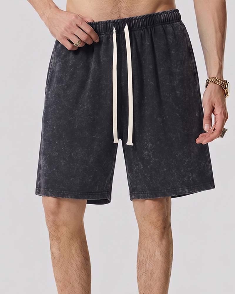 Shorts Tvättad Vintage Terry Ögla