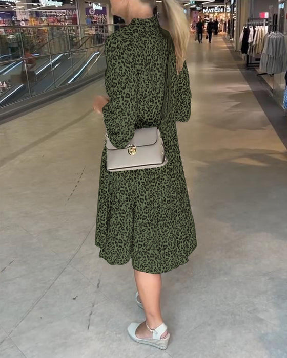 Klänning Leopardprint