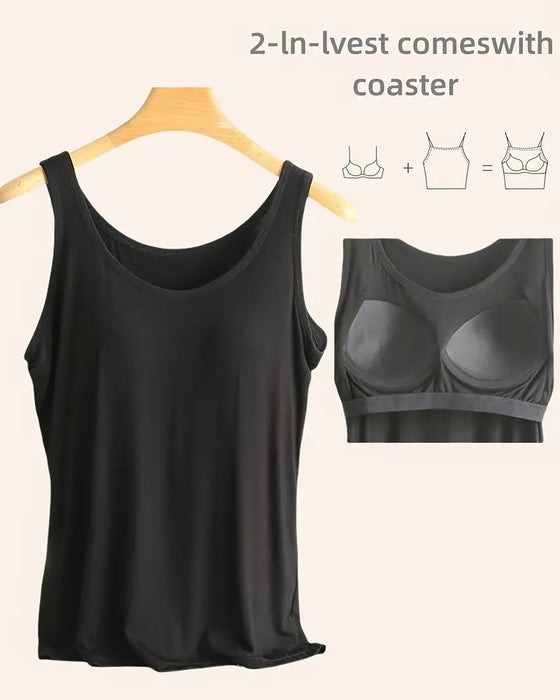 Linne Topp Hel Enfärgad Basplagg