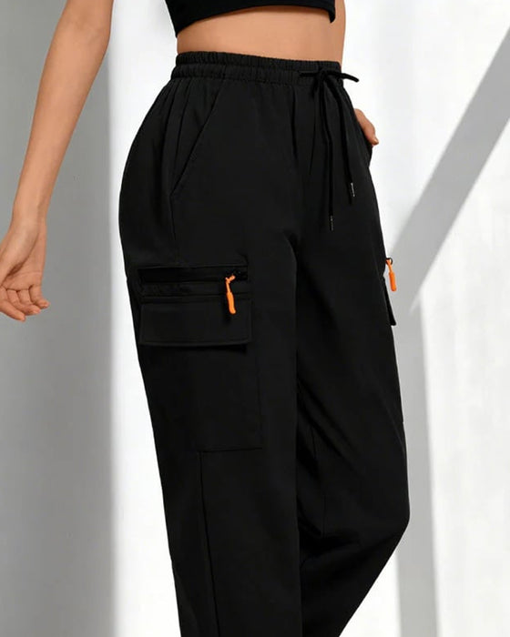 Pants Dragsko Löst Casual Cargo