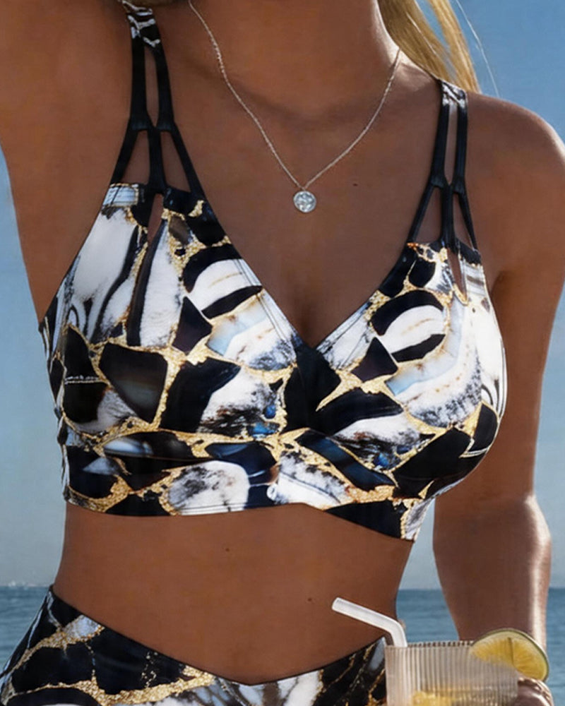 Bikini Rem Utskärning Designer
