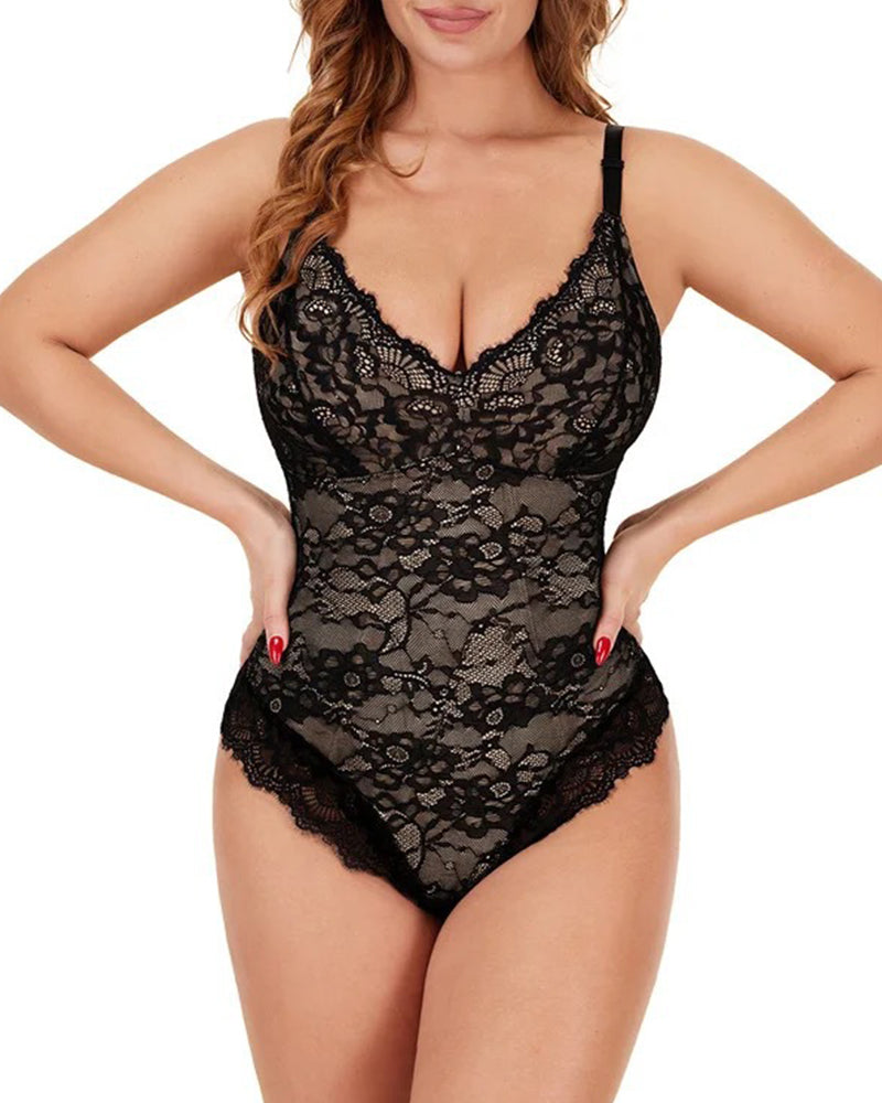 Sexiga Spetsbodys Shapewear För Damkläder