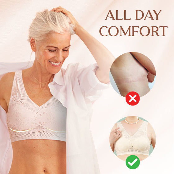 Sexig Vacker Rygg Andningsbar Tunn Bh