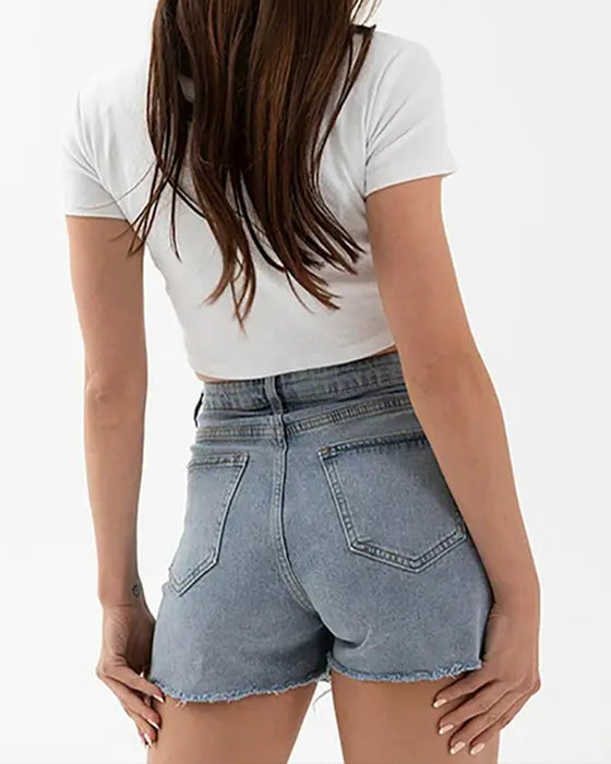 Shorts Kors Midja Denim