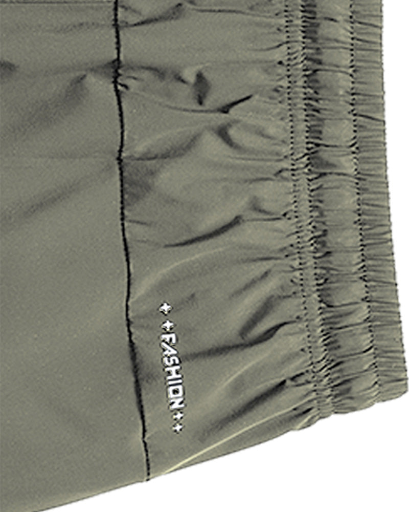 Shorts Män Elastisk Midja Ficka Snabbtorkande Is-Silke Sport