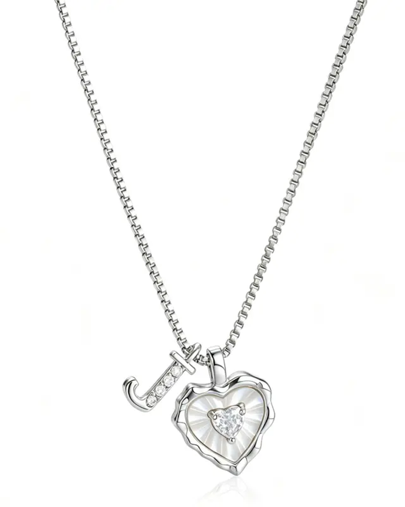 A–Z Mikropave Bokstavspendel Halsband