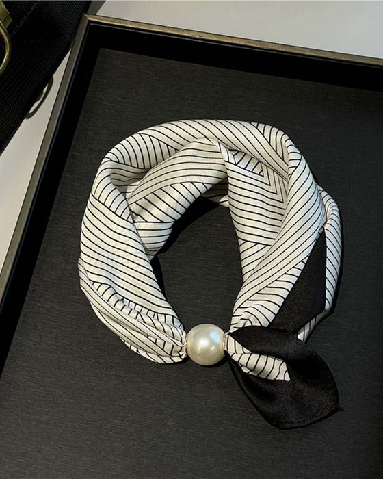 Lättillgänglig Glamour: Pärlhalsbandscarf 🧣