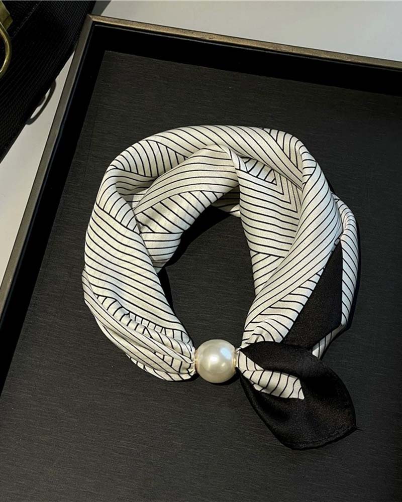 Lättillgänglig Glamour: Pärlhalsbandscarf 🧣