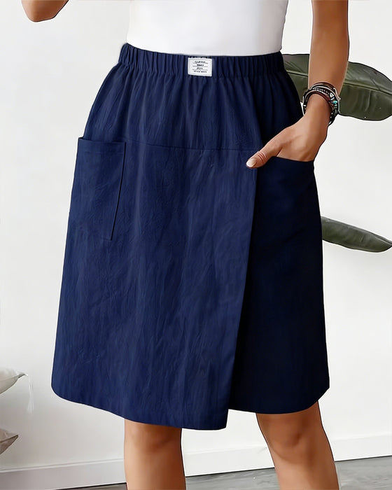 Shorts 100% Bomull Casual Ficka Design